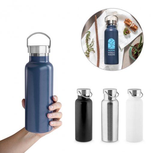 Garrafa em aço inox 36% reciclado com isolamento a vácuo (810 mL)-MB94345