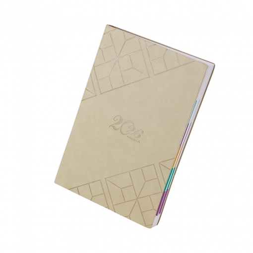 Agenda Couro Sintético 2026 20,9 x 14,5-mB03845