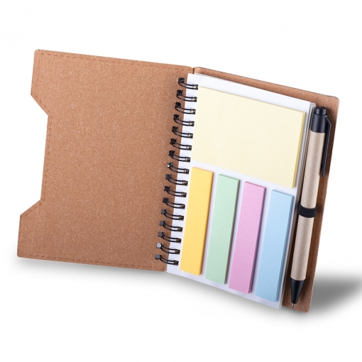 Caderno Capa em Papelão Reciclado c/ Caneta 14,5 x11,0-mB03908