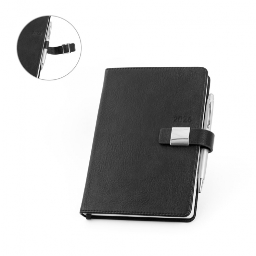 MUSSET A5. Agenda A5 em PU (58% reciclado)-mb66221