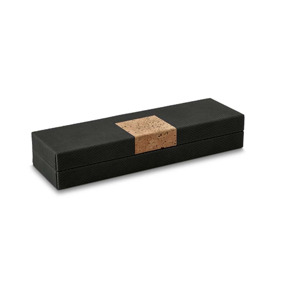 Caneta em metal com cortiça