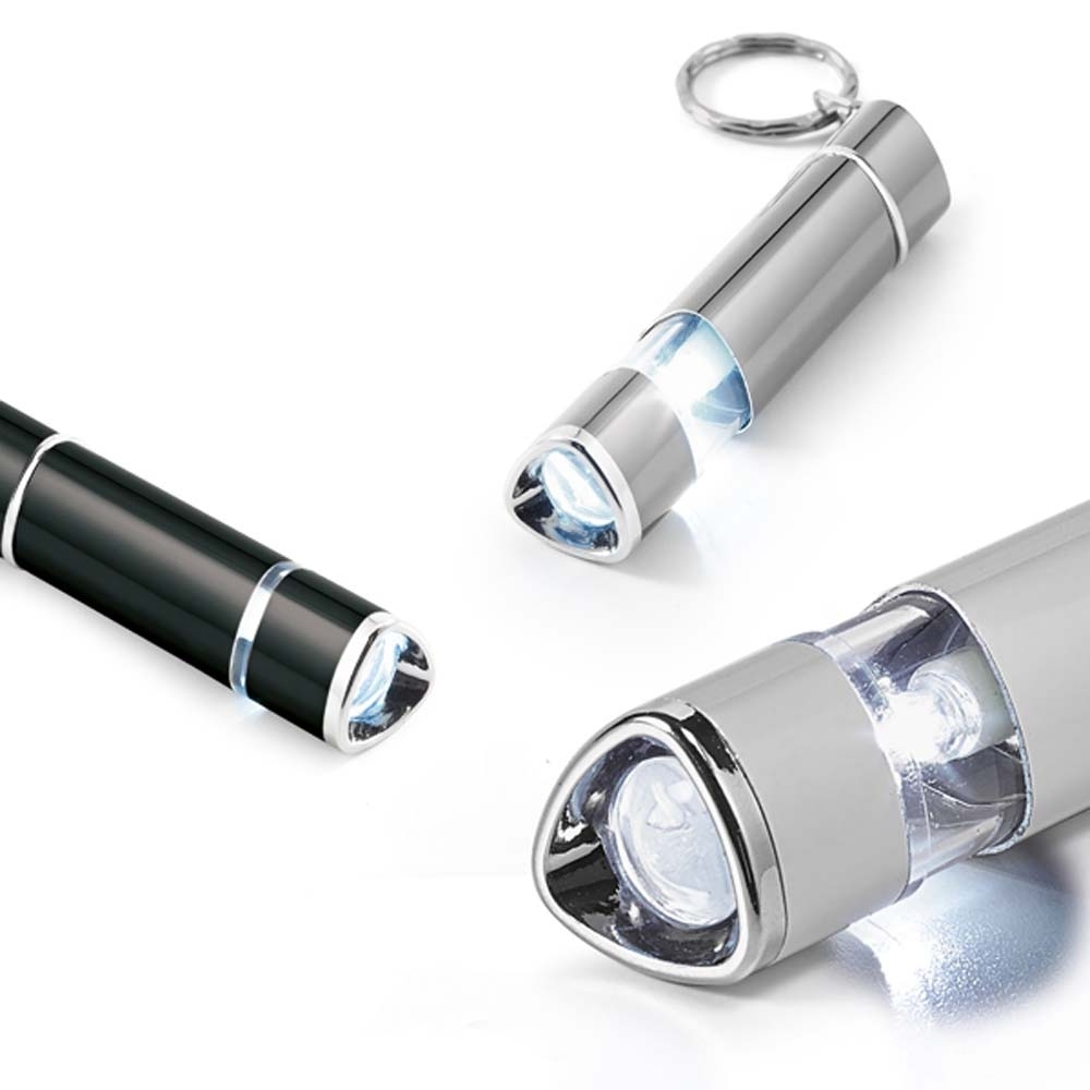 Chaveiro em alumínio com LED