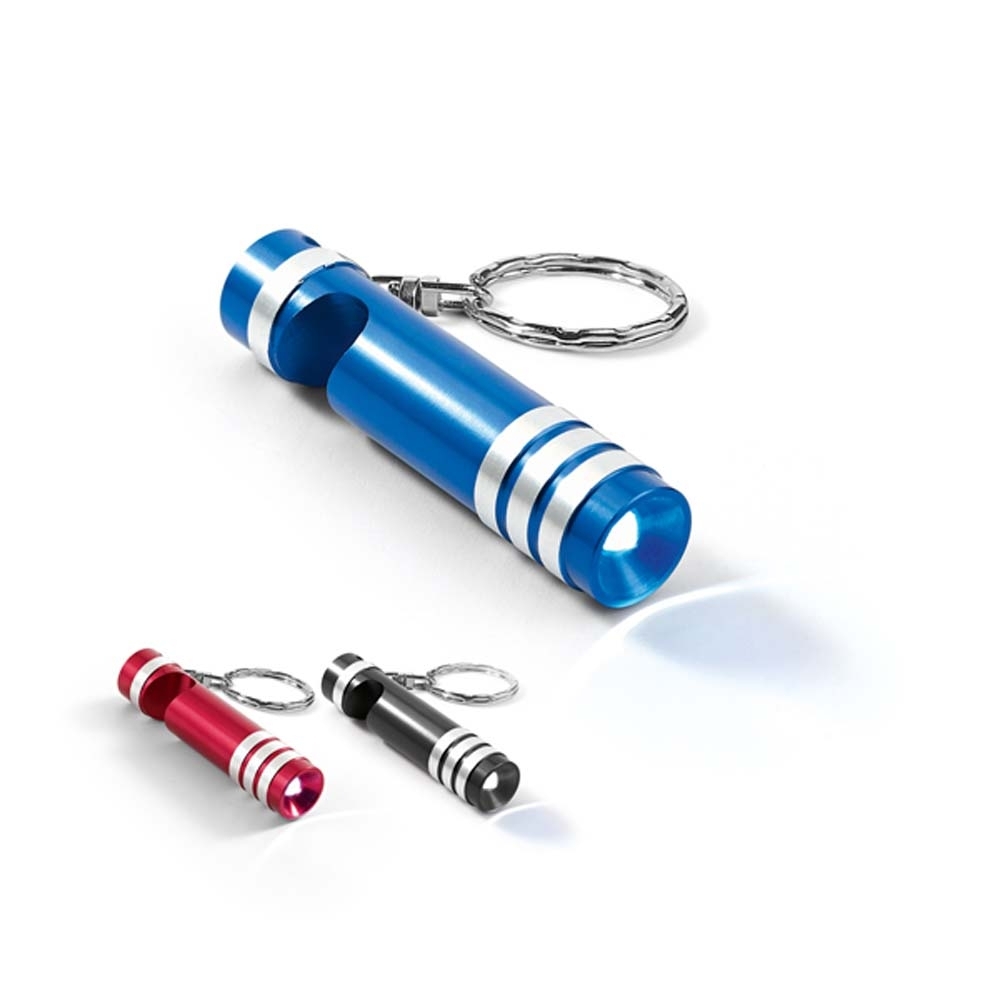 Chaveiro em metal com LED