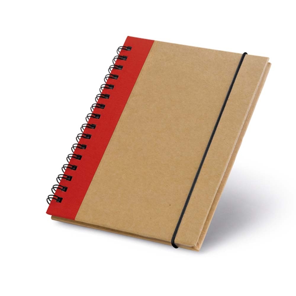 Caderno com capa dura em cartão 14,5 cm x 10,5