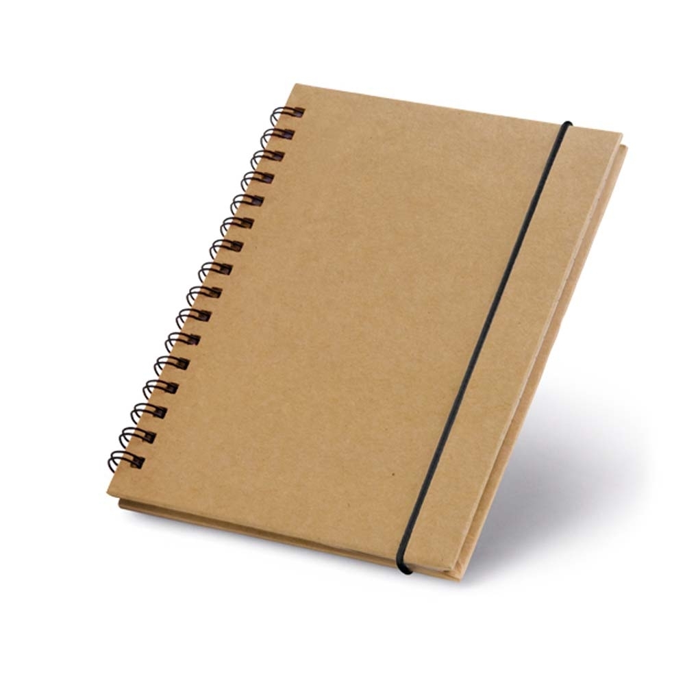 Caderno com capa dura em cartão 14,5 cm x 10,5