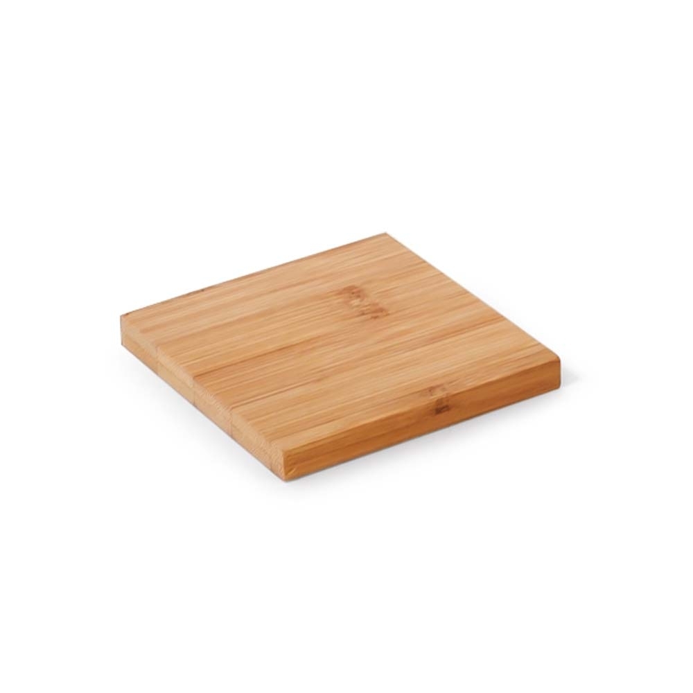 Conjunto base em bambu para copos 