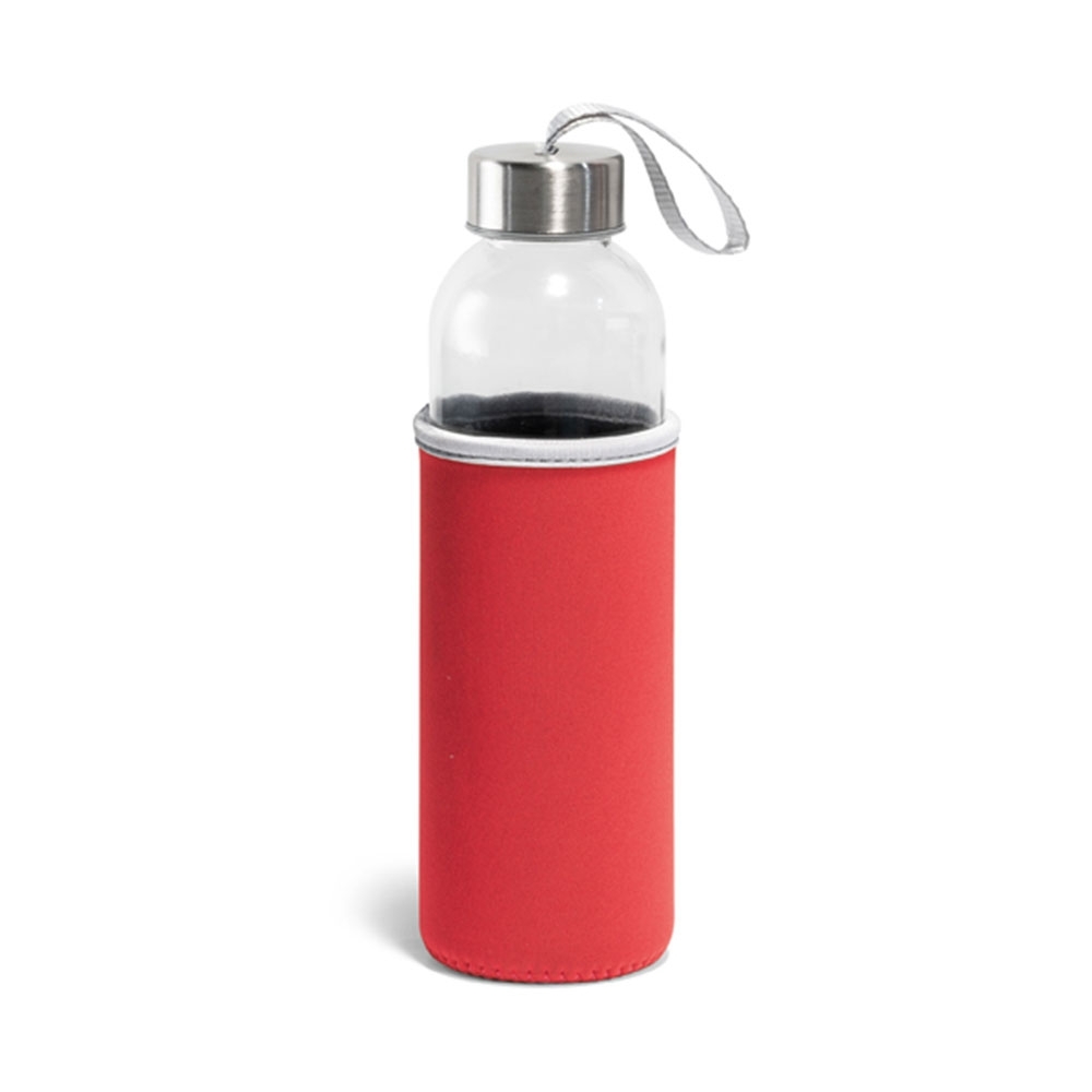 Squeeze de vidro com tampa de inox, 520ml 