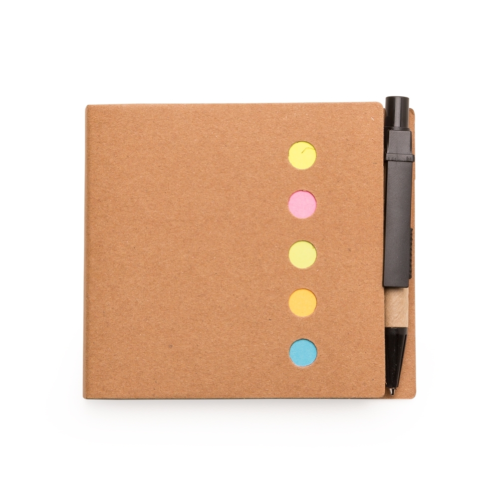 Bloco ecológico com post-it, 10,1 CM X 8,9 CM
