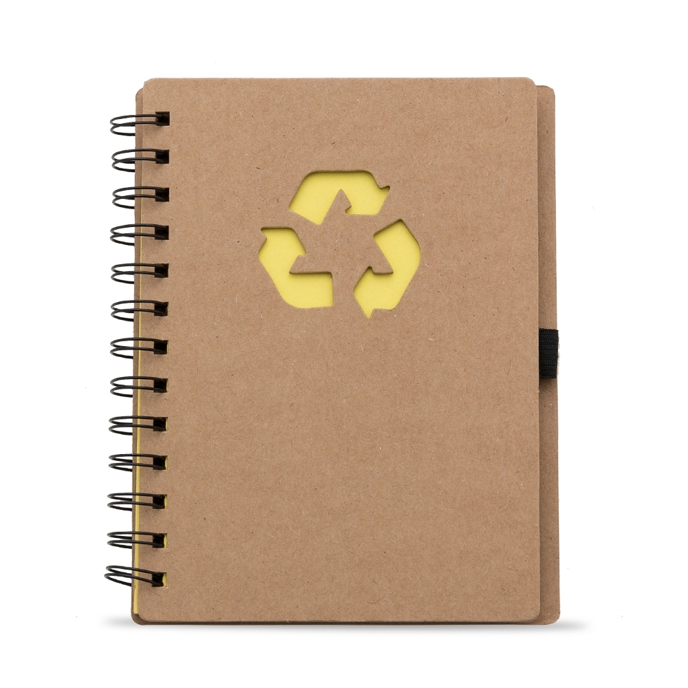 Bloco de anotações ecológico 18 cm x 15 cm