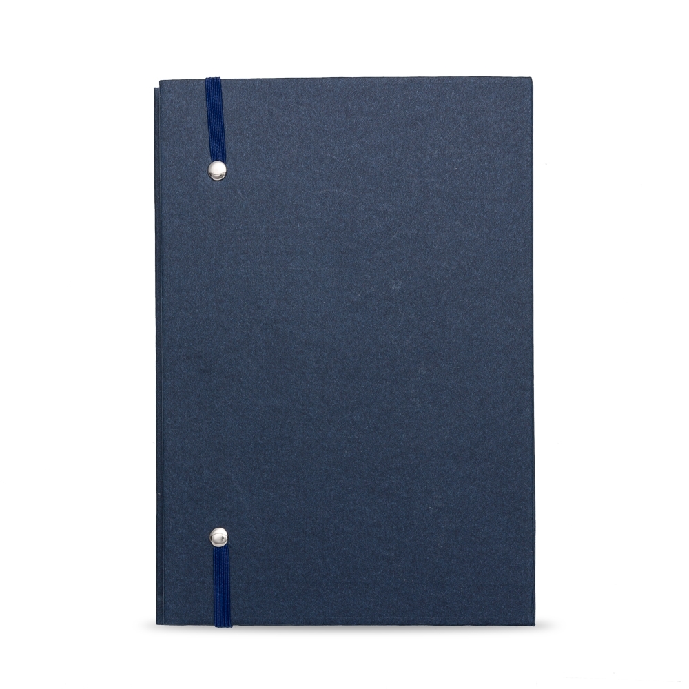 Bloco de anotações ecológico com caneta 19,9 cm x 13,5 cm x 1,7 cm, com pauta