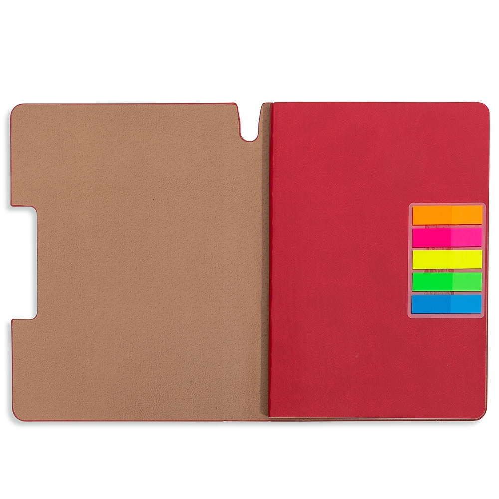 Caderno com autoadesivo 21,1 x 15,6