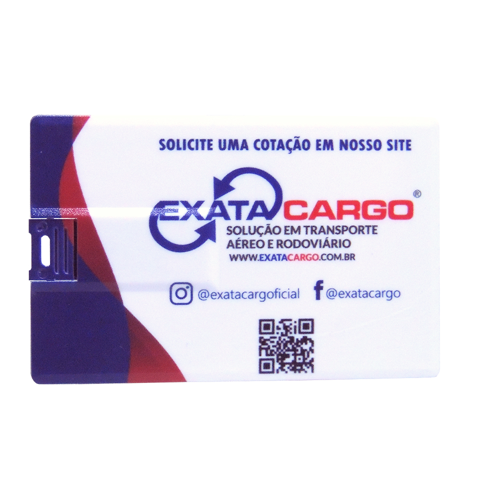 Pen Card plástico com memória 
