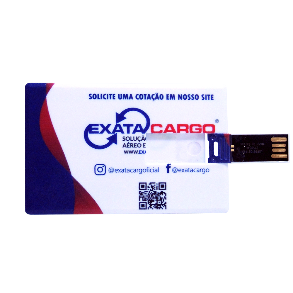 Pen Card plástico com memória 