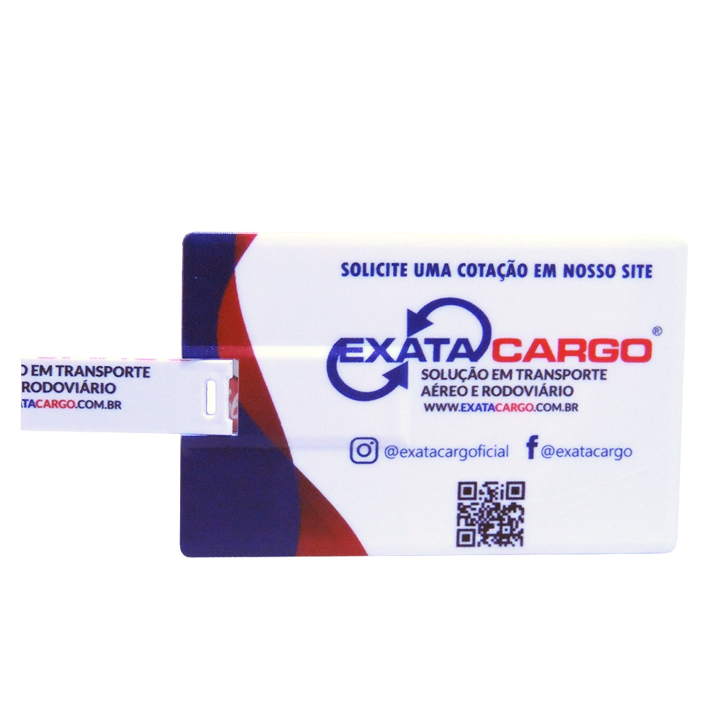 Pen Card plástico com memória 
