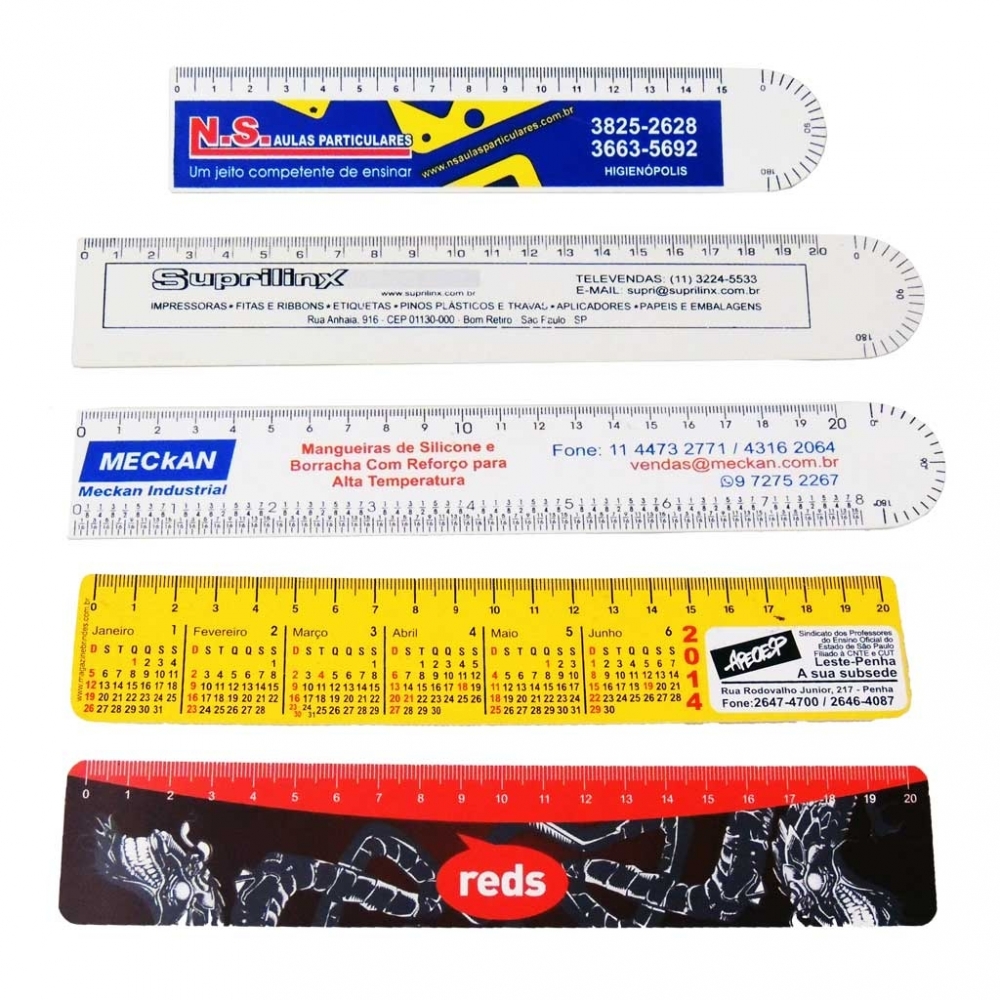 Régua de 20cm em PS