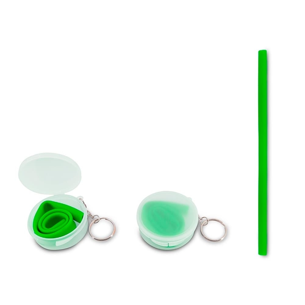 Canudo de Silicone com Estojo