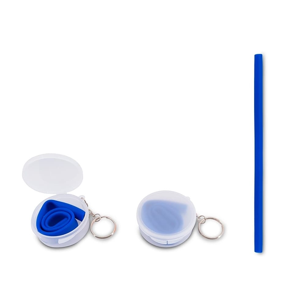 Canudo de Silicone com Estojo