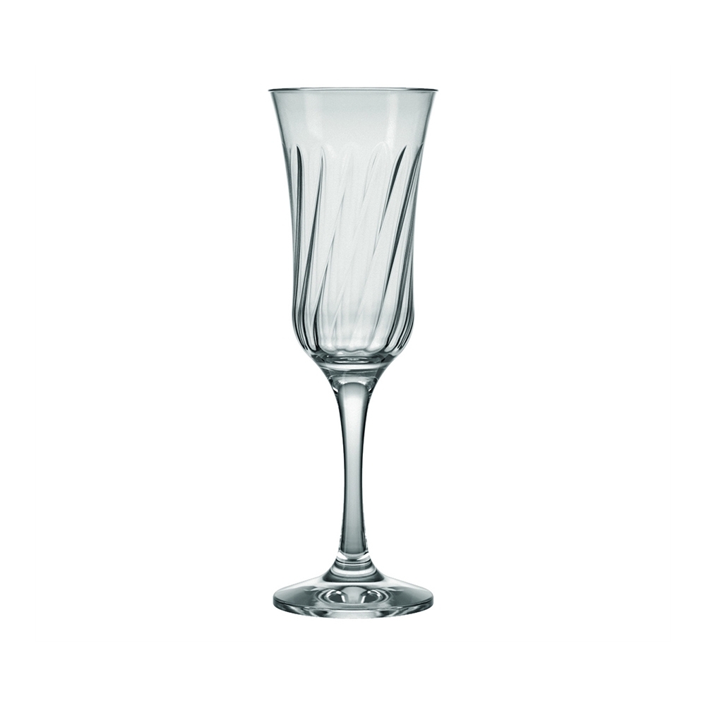 Taça de vidro para champanhe Lírio 195ml