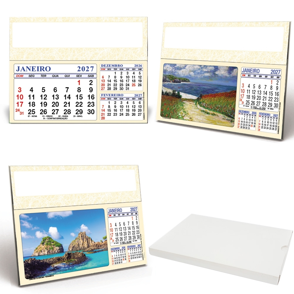 CALENDÁRIO DE MESA