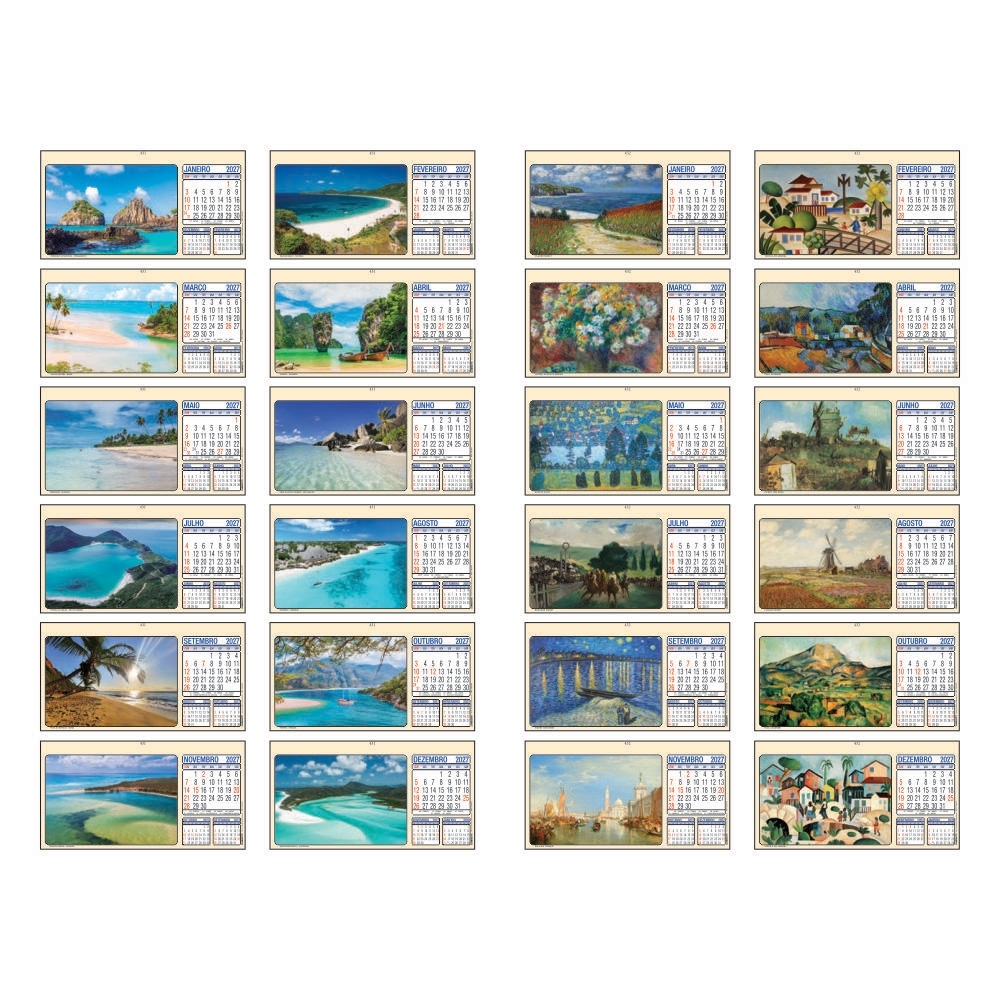 CALENDÁRIO DE MESA