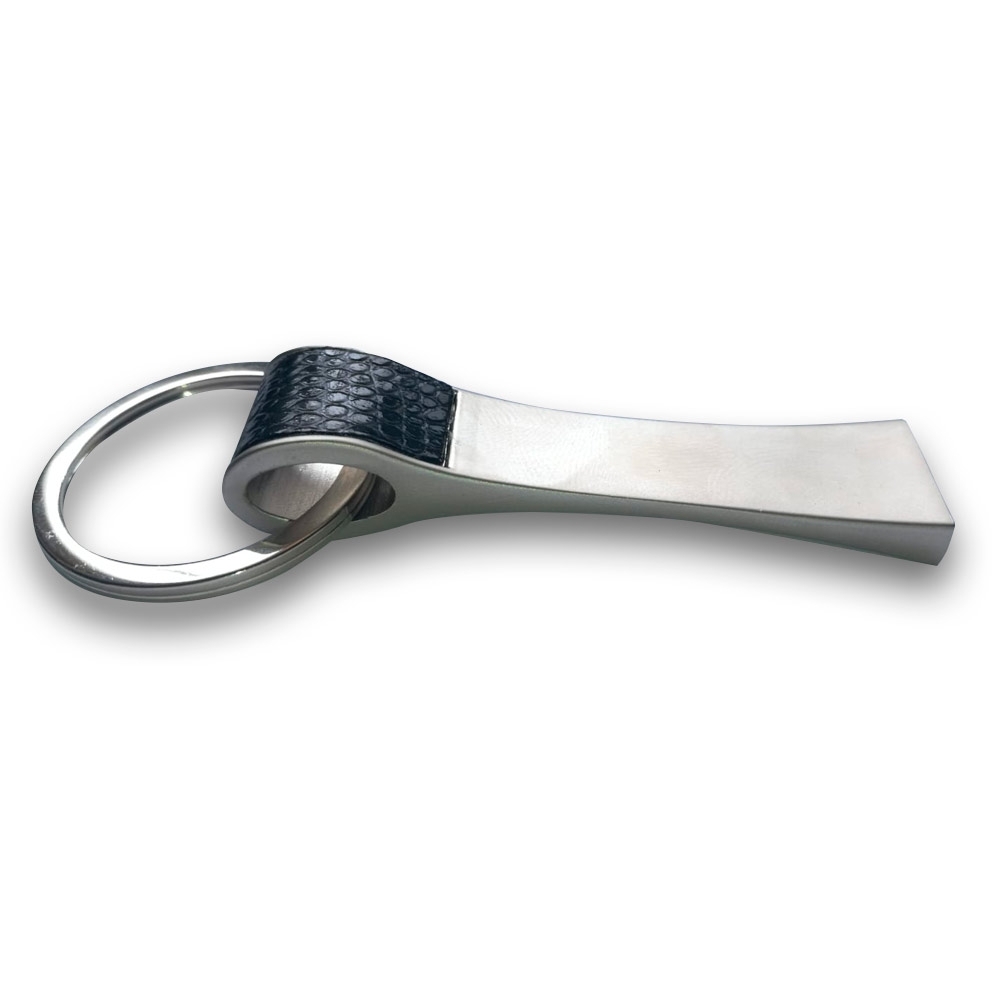 Chaveiro Metal com couro