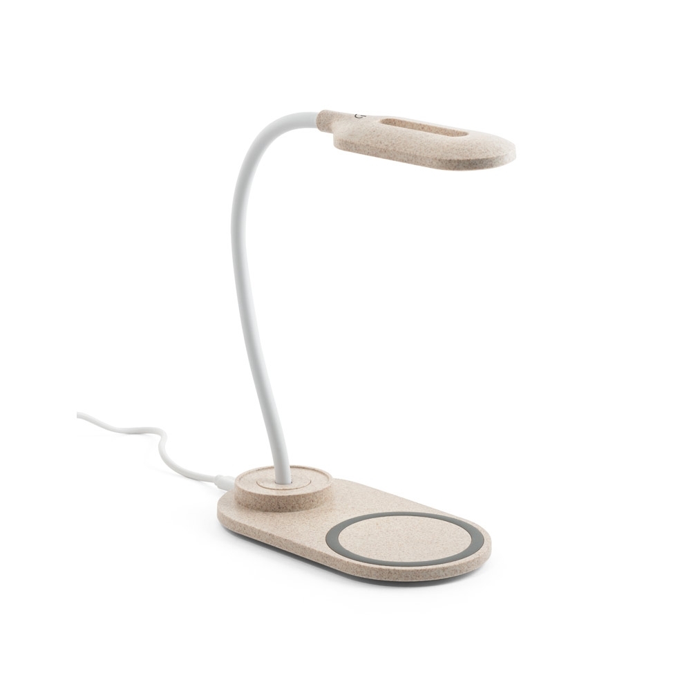Luminária de Mesa com Carregador Wireless