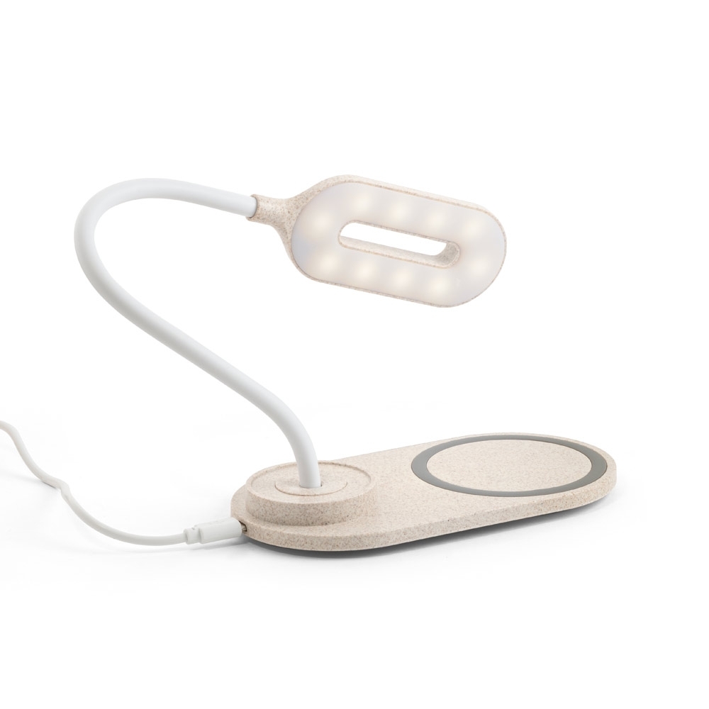 Luminária de Mesa com Carregador Wireless