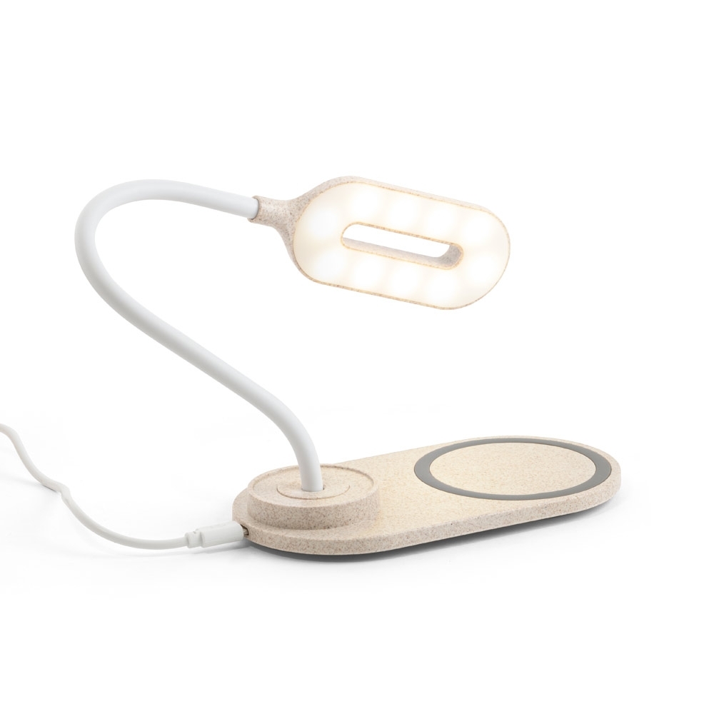 Luminária de Mesa com Carregador Wireless