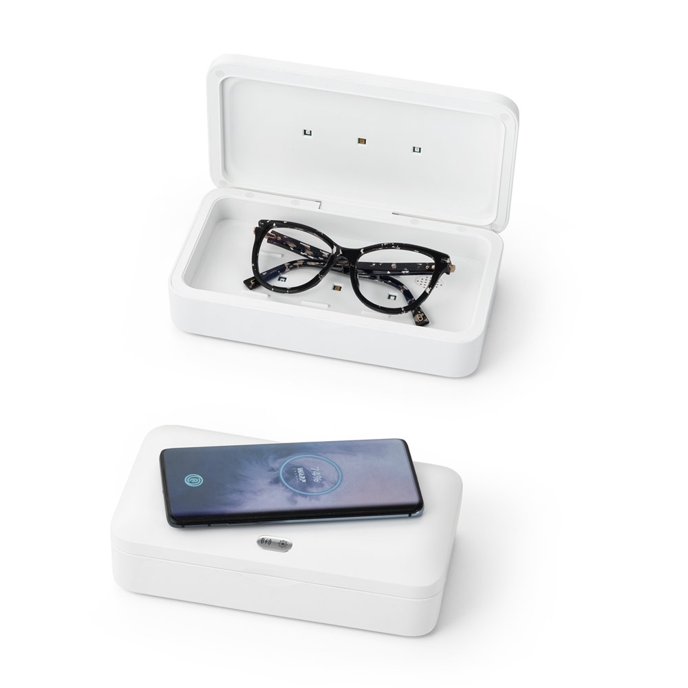 Caixa Esterilizadora UV com Carregador Wireless Fast