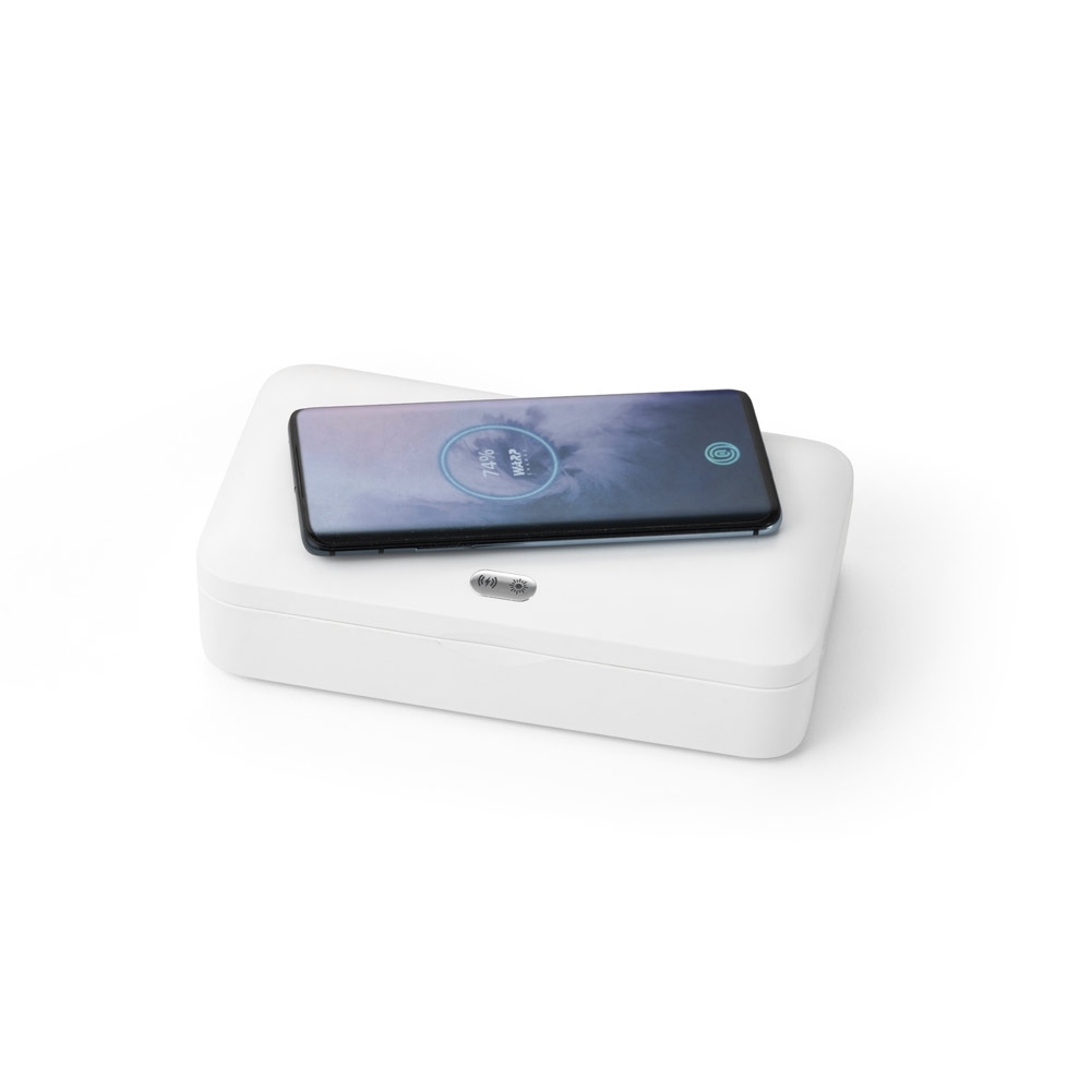 Caixa Esterilizadora UV com Carregador Wireless Fast