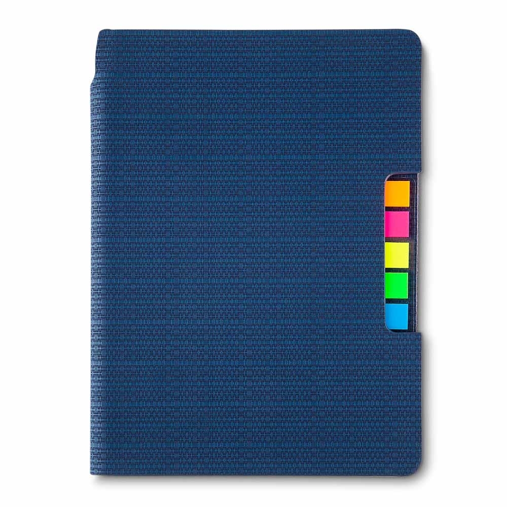 Caderno de Anotações com Sticky Notes 21X15CM