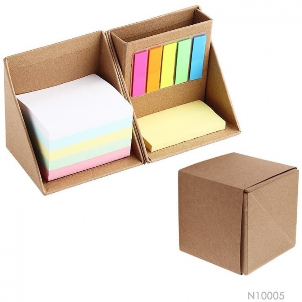 Bloco de Anotações - Formato de Cubo 9,5x9,5cm