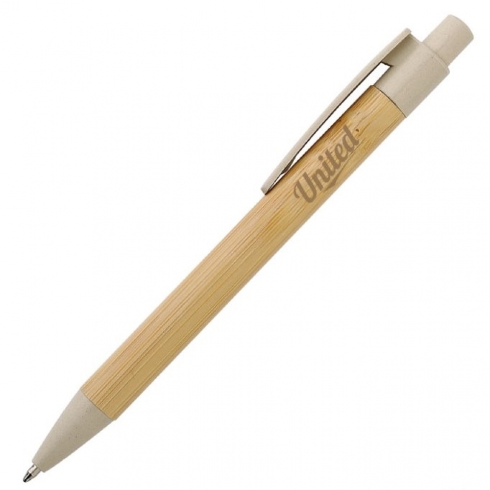 Caneta em Corpo de Bambu