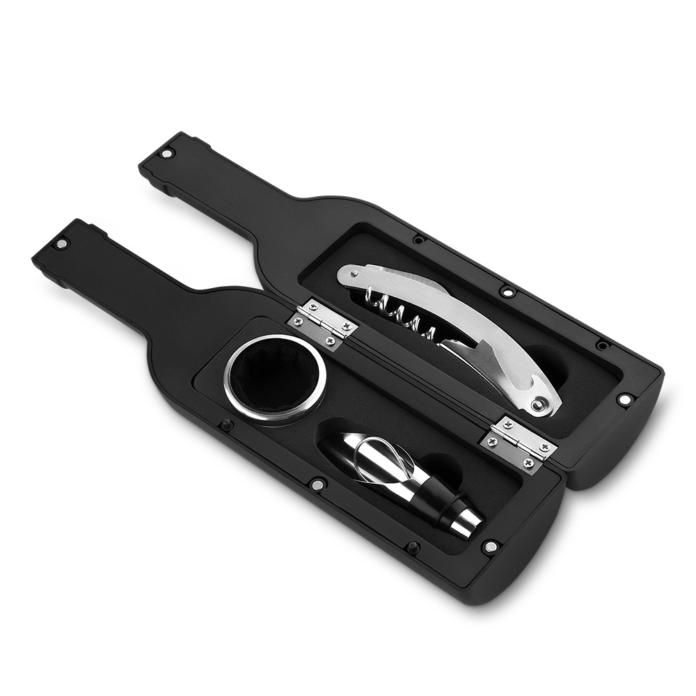 Kit Vinho Formato Garrafa - 4 Itens