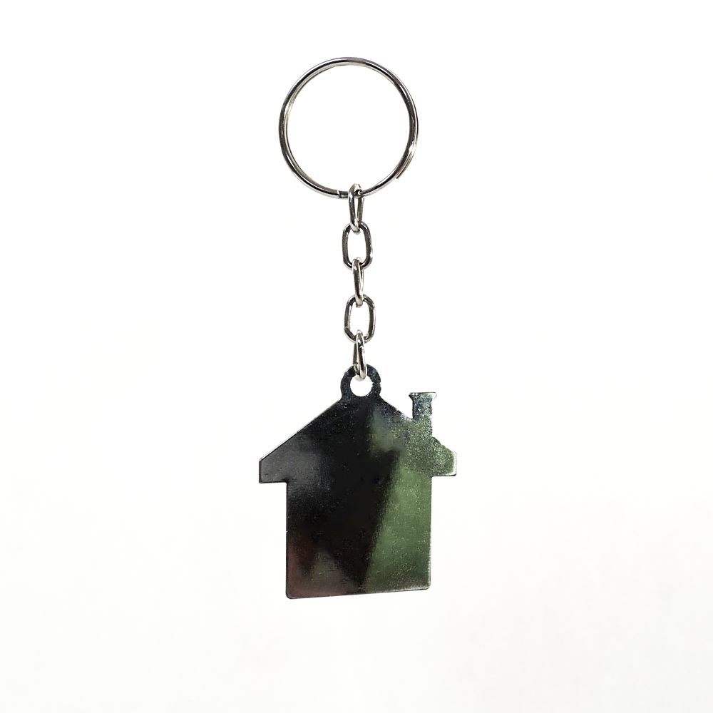 Chaveiro de Metal - Formato de Casa