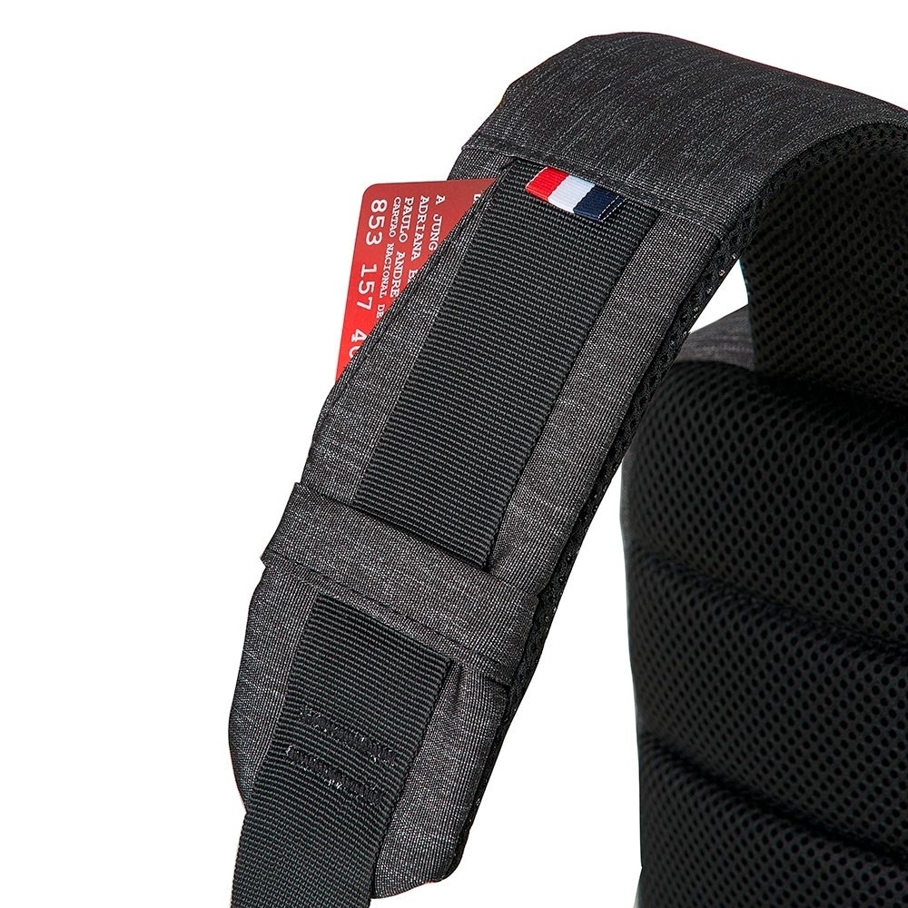 Mochila de Ombro USB Anti-Furto (35,5x20x15cm)