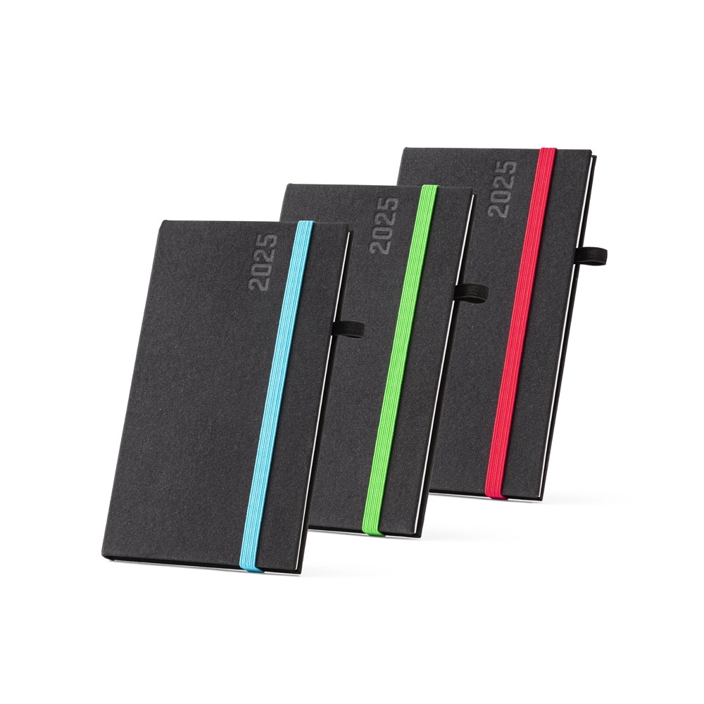 Agenda Pocket em Tecido Poliéster 14,5 X 8,5 CM