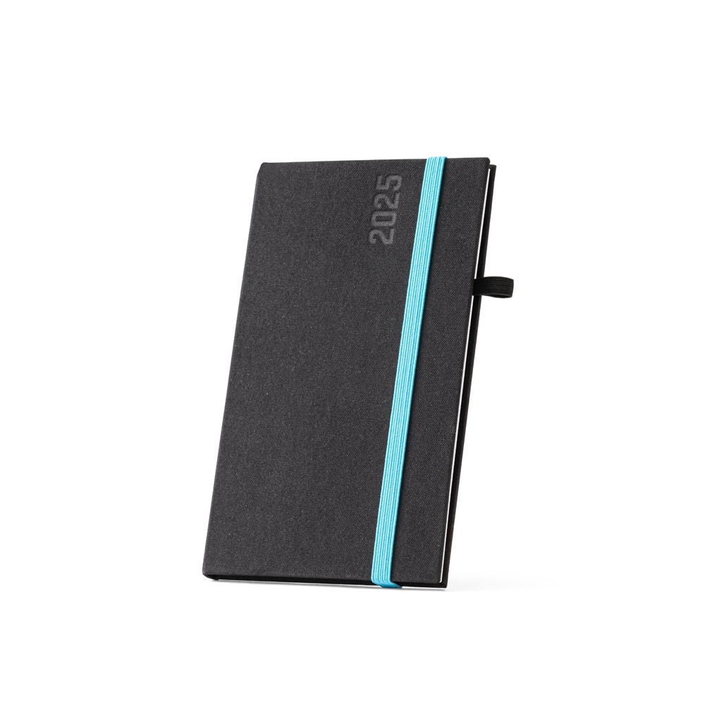 Agenda Pocket em Tecido Poliéster 14,5 X 8,5 CM