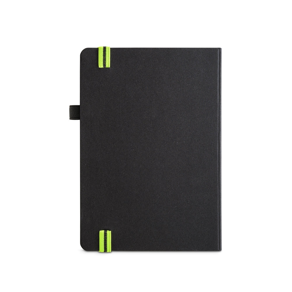 Agenda A5 em tecido poliéster (15,0 x 21,0)