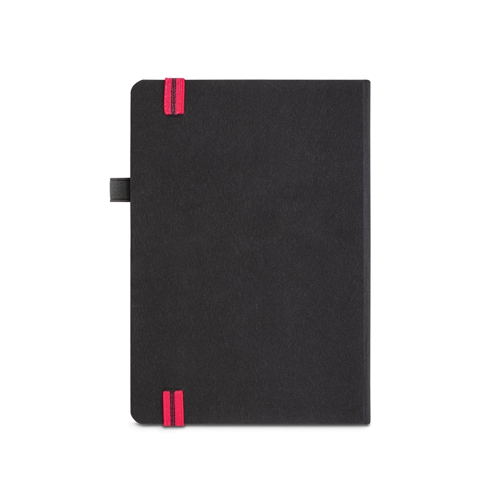 Agenda A5 em tecido poliéster (15,0 x 21,0)