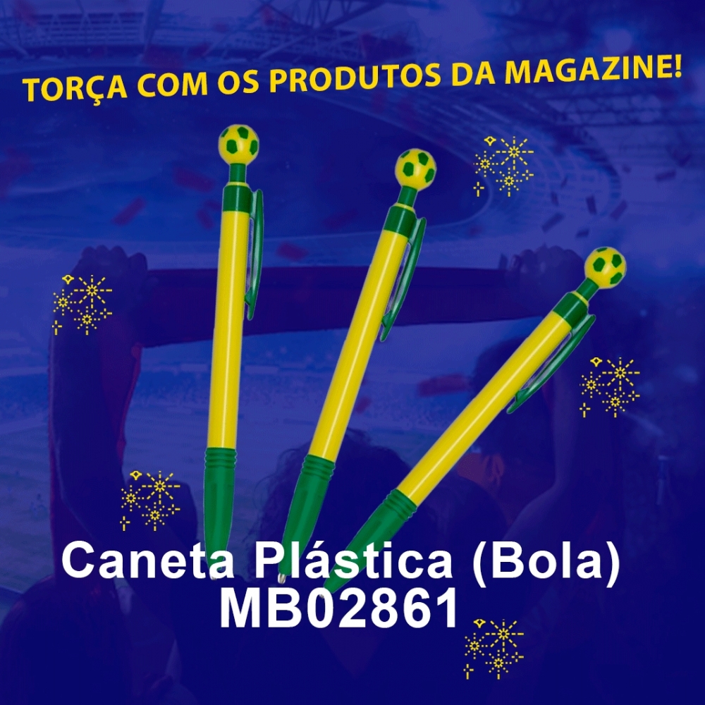 Caneta Plástica Bola