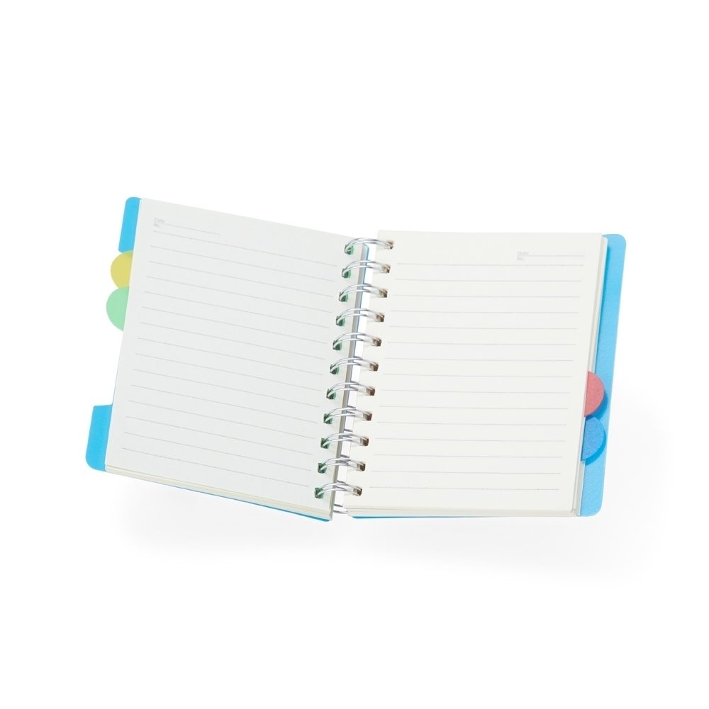 Caderno Pequeno com Divisórias 14,5 x 12,3