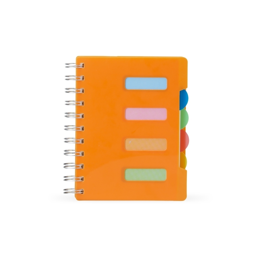 Caderno Pequeno com Divisórias 14,5 x 12,3