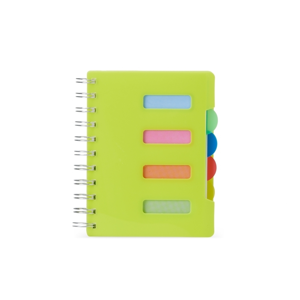 Caderno Pequeno com Divisórias 14,5 x 12,3