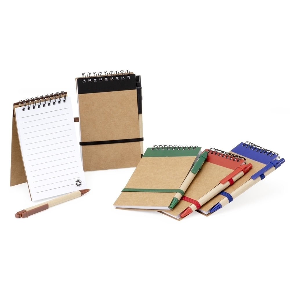 Bloco de Anotações Ecológico com Caneta 14,9 x 9,0