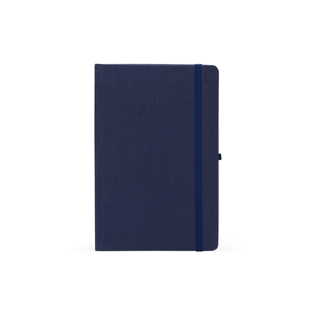 Caderno tipo moleskine com porta caneta 21,1 x 14,1