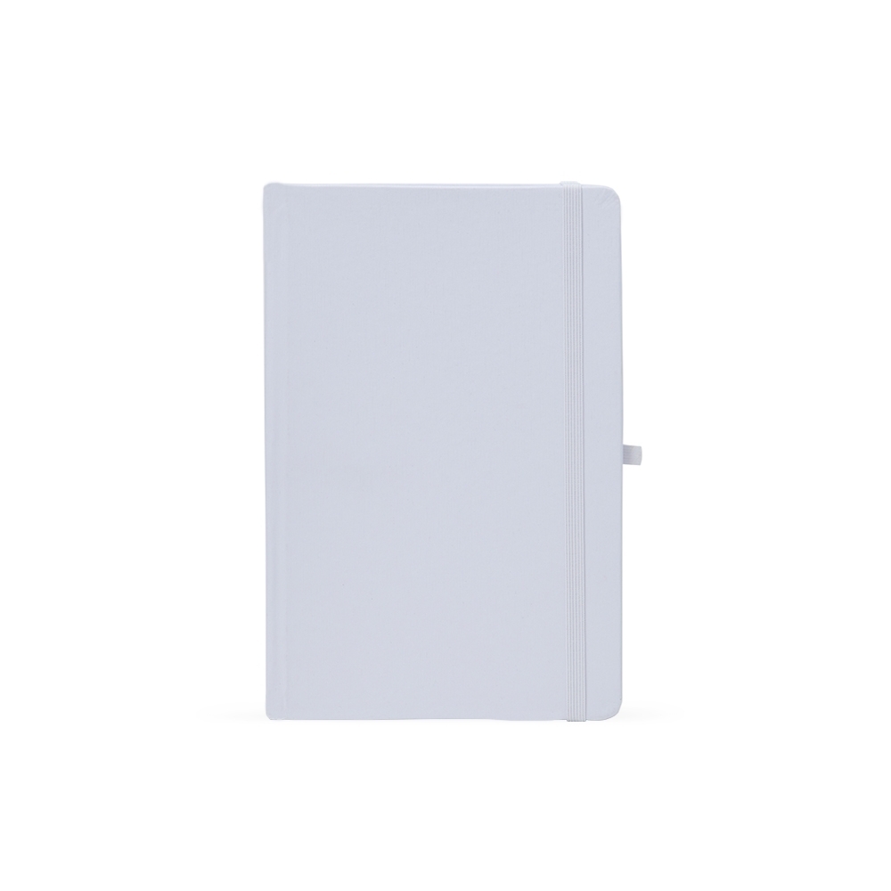 Caderno tipo moleskine com porta caneta 21,1 x 14,1