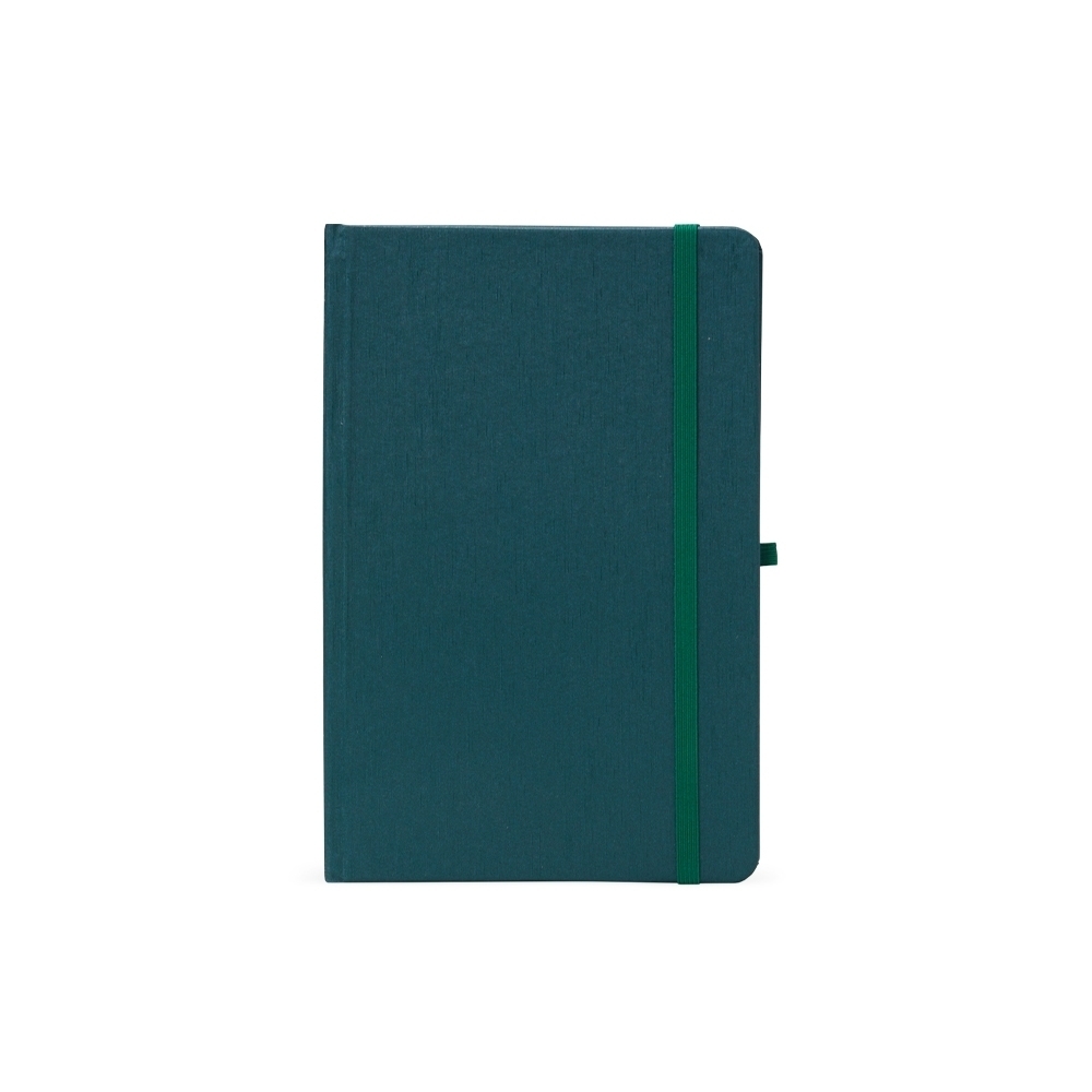 Caderno tipo moleskine com porta caneta 21,1 x 14,1