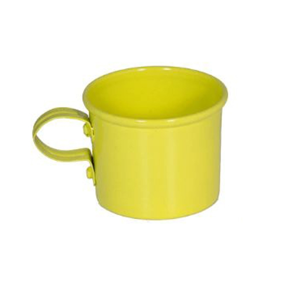 Mini Caneca de Alumínio Colorida de 100 ML 
