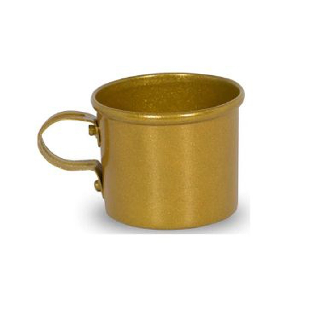 Mini Caneca de Alumínio Colorida de 100 ML 